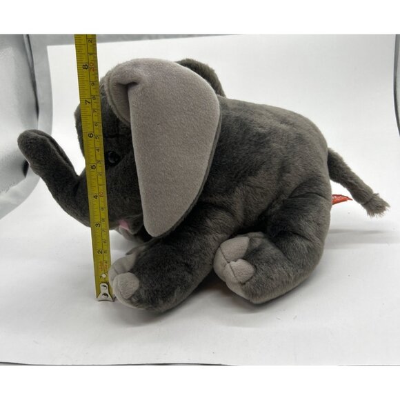 Wild Republic Elephant Realistic Gray Plush Stuffed Jungle Animal - Picture 9 of 11